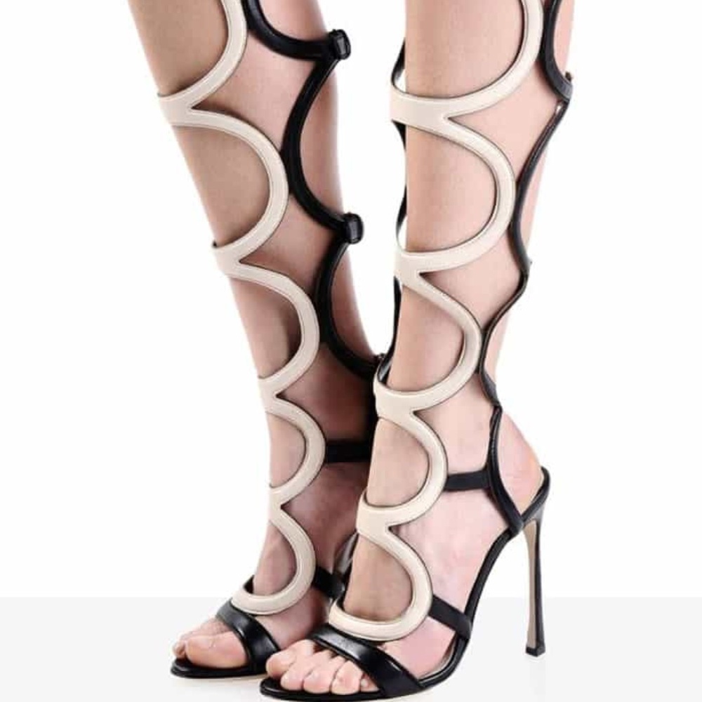 Wanted SERGIO ROSSI Arabesque knee High Sandals